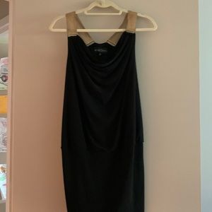 Black evening party dress